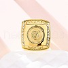 304 Stainless Steel and Rhinestone Finger Rings for Women RJEW-B121-03B-G-3