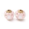 Handmade Resin Indonesia Round Beads IPDL-P005-23KCG-03-1