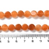Natural Red Aventurine Beads Strands G-B138-B01-01-5