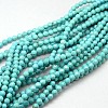 Natural Howlite Round Beads Strands X-TURQ-L017-4mm-01B-1