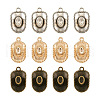 Beadthoven 60Pcs 3 Colors Tibetan Style Zinc Alloy Pendants TIBEP-BT0001-06-2