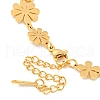 304 Stainless Steel Chain Bracelets BJEW-Z065-01G-3