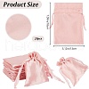 Beebeecraft Satin Cloth Jewelry Pouches Bags TP-BBC0001-11D-01-2