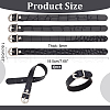 Flat PU Imitation Leather Cord Bracelets for Women Men BJEW-WH0020-70B-2