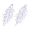Transparent Acrylic Pendants X-OACR-T003-47-5