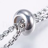 Tarnish Resistant Adjustable 304 Stainless Steel Bracelet Making X-STAS-G169-01P-3