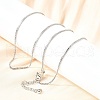 1MM Brass Box Chain Necklaces NJEW-Z083-01P-3