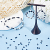 SUNNYCLUE 300Pcs 2-Hole Opaque Glass Seed Beads SEED-SC0001-20-4