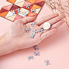Spray Painted Enamel Pendants ENAM-TAC0005-04G-5