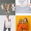  200Pcs 20 Patterns Cotton Sewing Labels FIND-NB0001-44-6