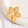Flower Stainless Steel Rings for Women ZP5459-4-2