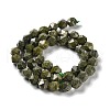 Natural Pyrite Beads Strands G-G030-A03-02-3