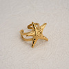 Fashionable Adjustable Brass Cuff Rings FS-WG7C9A7-02-1