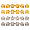 DICOSMETIC 24Pcs 2 Colors Brass Beads KK-DC0001-78-1