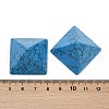 Synthetic Turquoise Orgonite Pyramid Display Decorations G-C186-07I-2