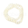 Transparent Electroplate Glass Beads Strands EGLA-P062-01A-01-2