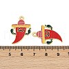 Cinco De Mayo Theme Alloy Enamel Pendants ENAM-V001-05B-G-3