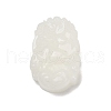 Natural White Jade Carved Pendants G-S384-01G-2