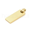 304 Stainless Steel Stamping Blank Tag Pendants STAS-Z126-03G-03-2