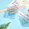 Plastic Hair Clip Display Cards CDIS-FG0001-03-4