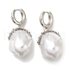Rack Plating Brass Hoop Earrings EJEW-H016-03P-1