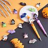 12Pcs 6 Colors Silicone Focal Beads JX775A-6