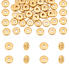 Unicraftale 40Pcs Ion Plating(IP) 304 Stainless Steel Spacer Beads STAS-UN0059-33-1