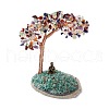 Natural Gemstone Tree Display Decoration DJEW-G027-02RG-02-1