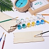 DIY Colored Drawing Wood Crafts DIY-PH0026-64-5