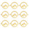 Unicraftale 10Pcs 201 Stainless Steel Connector Charms STAS-UN0064-71-1