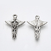 Tibetan Style Alloy Pendants TIBE-T010-27AS-RS-2