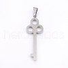 Tarnish Resistant 304 Stainless Steel Big Pendants STAS-O103-07P-2