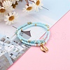 Stretch Bracelets Sets BJEW-JB06095-01-10