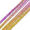 Transparent Gradient Color Glass Beads Strands GLAA-H021-01A-03-2