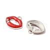 Alloy Enamel Pendants FIND-U033-01P-2