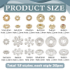   360Pcs 12 Styles Rack Plating Alloy Spacer Beads DIY-PH0023-43-2