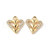 Brass Micro Pave Cubic Zirconia Pendants KK-D373-01A-G-1