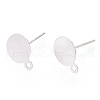 925 Sterling Silver Stud Earring Settings STER-T005-02B-4
