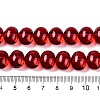 Transparent Electroplate Glass Beads Strands X-EGLA-N012-06A-4