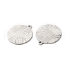 Non-Tarnish 316L Surgical Stainless Steel Charms STAS-H213-12P-3