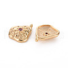 Brass Micro Pave Medium Violet Red Cubic Zirconia Pendants KK-S356-468-NF-2