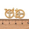 304 Stainless Steel Rhinestone Pendants STAS-U061-10G-3