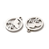 Non-Tarnish 304 Stainless Steel Charms STAS-M089-44P-2