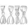 Beebeecraft 30Pcs 2 Style Rack Plating Brass Ice Pick Pinch Bails KK-BBC0013-34-1