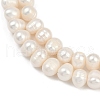 Natural Cultured Freshwater Pearl Beads Strands PEAR-I007-07X-08D-4