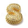 Brass with Cubic Zirconia Pendant X-KK-Q818-02S-G-1