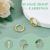 DICOSMETIC 20Pcs Stainless Steel Huggie Hoop Earrings EJEW-DC0001-31-4
