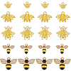 SUNNYCLUE 50Pcs 5 Style Alloy Pendant FIND-SC0009-09-1