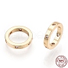 925 Sterling Silver Micro Pave Cubic Zirconia Charms STER-T004-46G-3