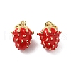 Brass Enamel Pendants KK-R229-07G-07-1